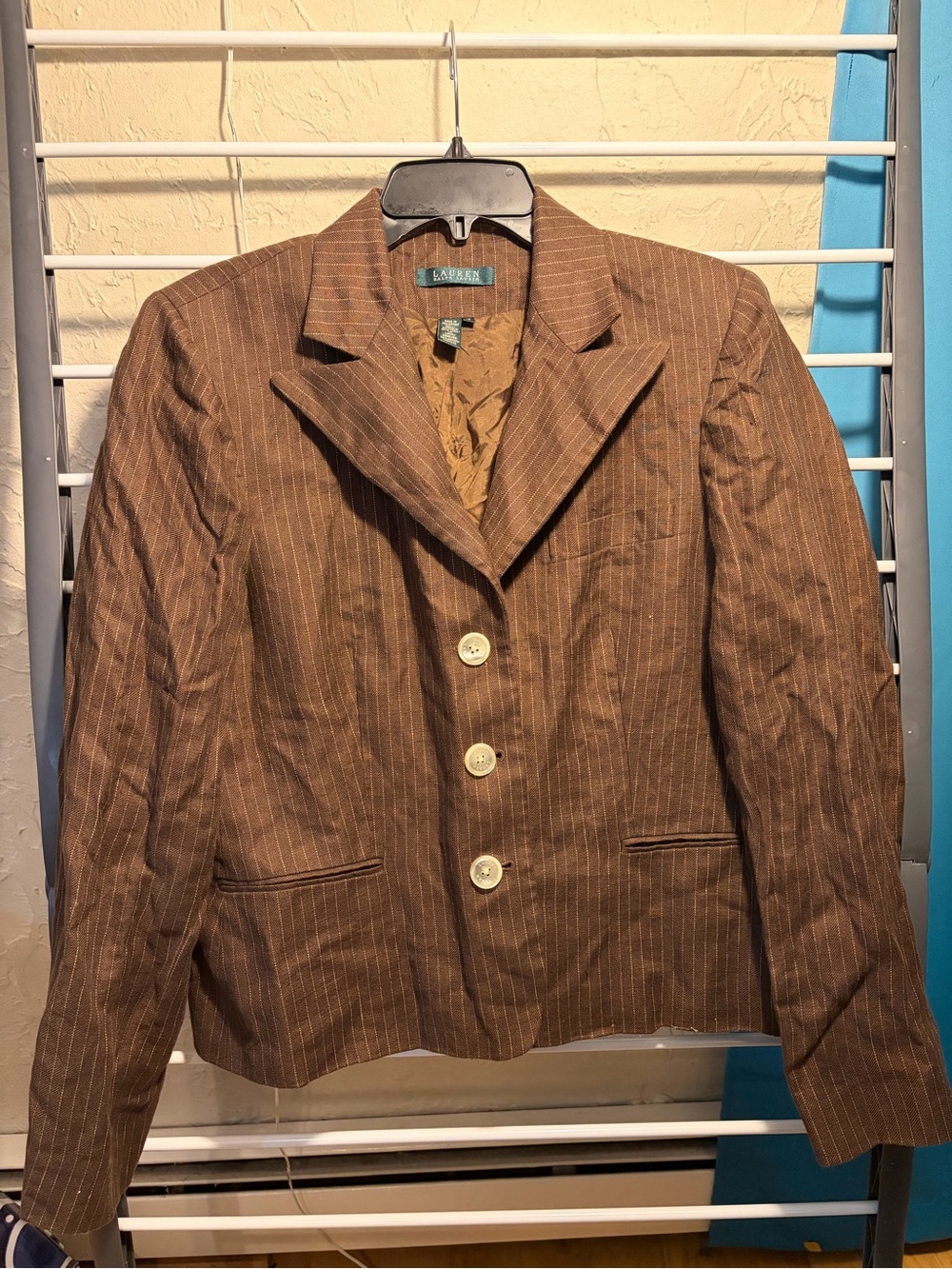 vintage Ralph Lauren linen blazer -green label heritage line